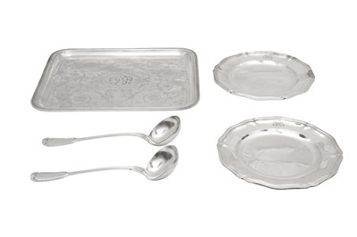 Lot 84 - A GROUP OF FIVE ITEMS OF CHRISTOFLE SILVER PLATE