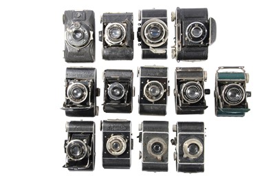 Lot 447 - Zeiss Kolibri & Other Strut Folding 35mm Cameras.
