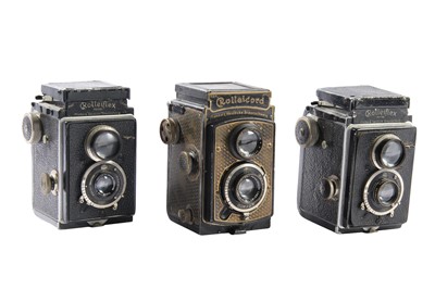 Lot 253 - Rolleicord Tapeten & Two Rolleiflex Cameras.