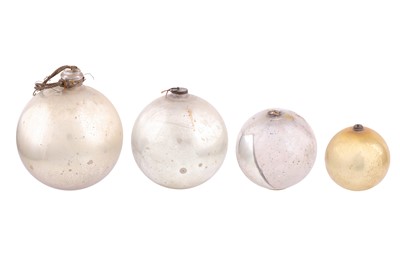 Lot 129 - A COLLECTION OF LATE 19TH CENTURY WITCHES BALLS