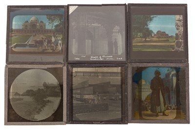 Lot 113 - LARGE COLLECTION OF MAGIC LANTERN SLIDES, INDIA, early 20th century