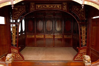 Lot 331 - A LARGE CHINESE WOOD OPIUM BED