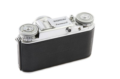 Lot 480 - A Voigtlander Prominent Rangefinder Camera.