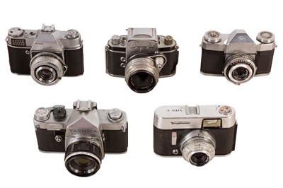 Lot 80 - A Large Selection of 35mm Cameras.