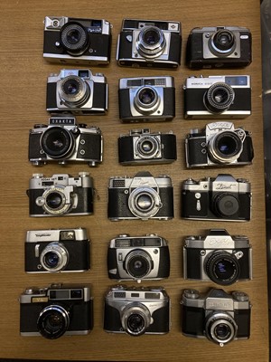 Lot 80 - A Large Selection of 35mm Cameras.