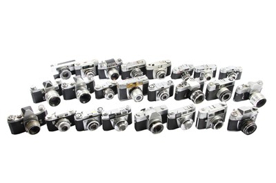 Lot 81 - A Large Selection of 35mm Cameras.