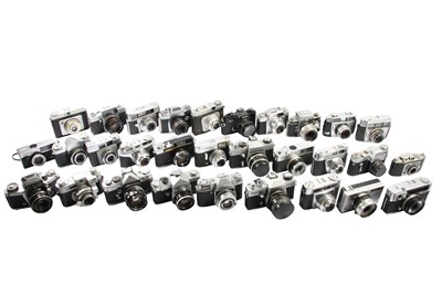 Lot 81 - A Large Selection of 35mm Cameras.