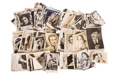 Lot 89 - Photograph Collection.- Vintage Actors & Actresses