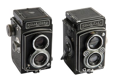 Lot 252 - Rolleiflex & Rolleicord TLR Cameras.