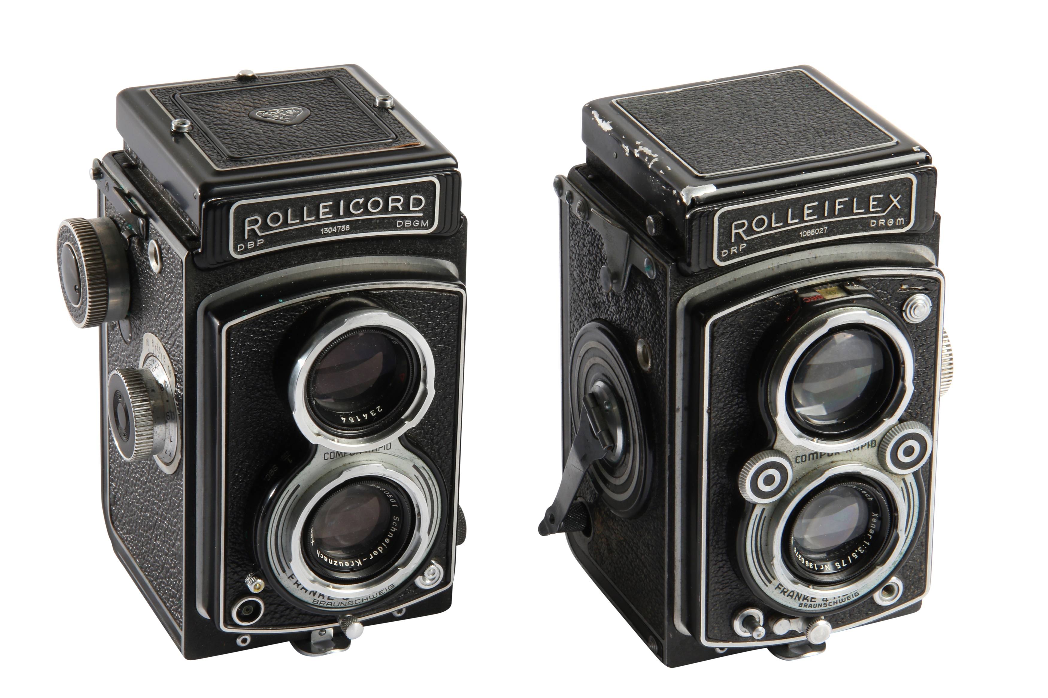 Rollioflex Lot 252 - Rolleiflex & Rolleicord TLR Cameras.