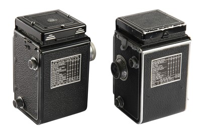 Lot 252 - Rolleiflex & Rolleicord TLR Cameras.