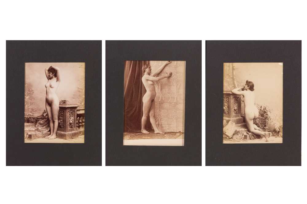 Lot 11 - EROTIC STUDIO PORTRAITS, c.1880s