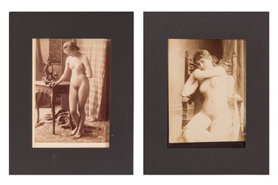 Lot 12 - EROTIC STUDIO PORTRAITS, c.1880s