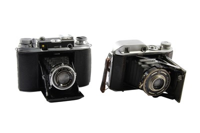 Lot 424 - Ensign Commando & Other Folding Cameras.