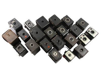Lot 41 - A Large Selection of Box Cameras.
