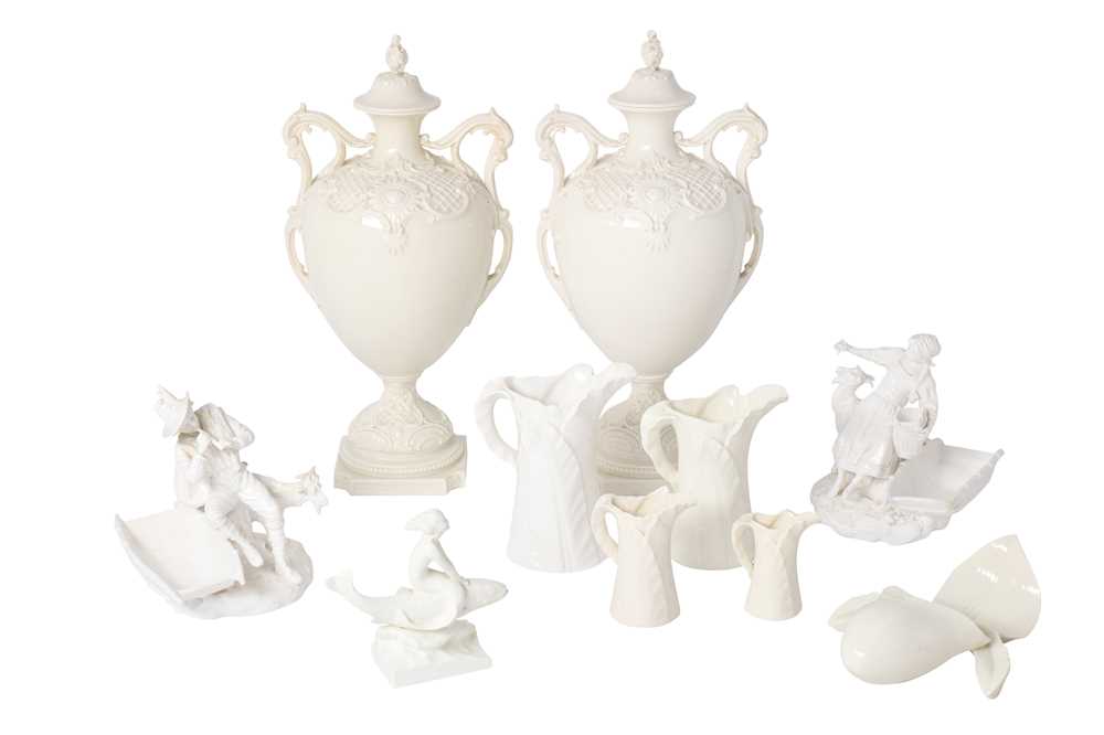 Lot 192 - A GROUP OF ROYAL WORCESTER BLANCS DE CHINE