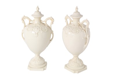 Lot 192 - A GROUP OF ROYAL WORCESTER BLANCS DE CHINE