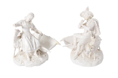 Lot 192 - A GROUP OF ROYAL WORCESTER BLANCS DE CHINE