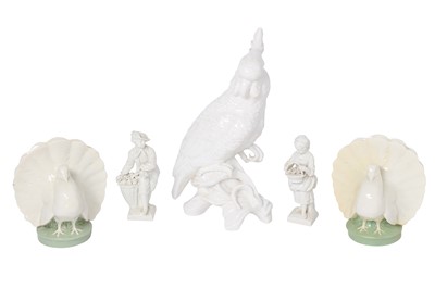 Lot 185 - A GROUP OF BLANC DE CHINE FIGURES