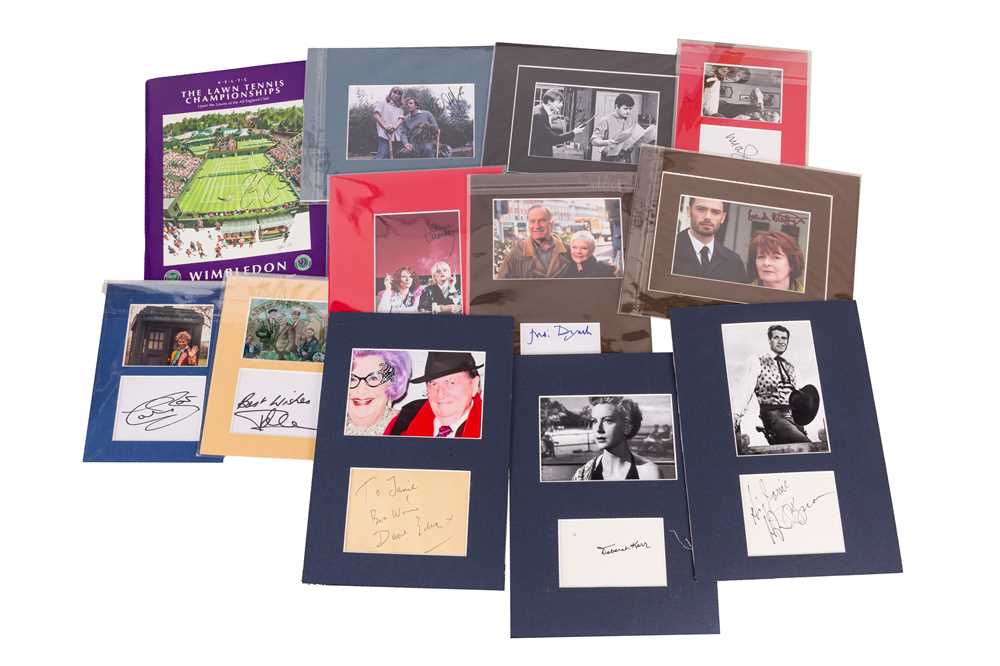 Lot 39 - Autograph Collection.- Actors, Entertainers