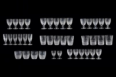 Lot 408 - A PART SUITE OF WATERFORD CRYSTAL 'COLLEEN' PATTERN GLASSES