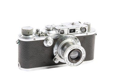 Lot 154 - A Leica III With 50mm f3.5 Elmar Lens.