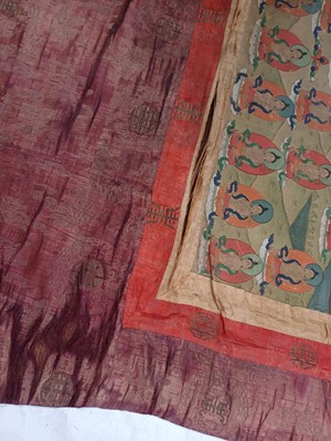 Lot 198 - A TIBETAN PAINTED THANGKA OF AMITAYUS