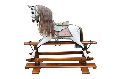 Lot 348 - STEVENSON BROTHERS ROCKING HORSE, PLAQUE DATED 1996