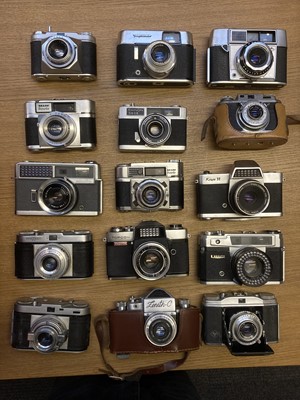 Lot 77 - A Large Selection of Mechanical Rangefinder & SLR Cameras.