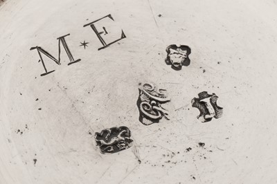 Lot 457 - A George II sterling silver cream pail, London 1753 by George Campar (reg. 7th Nov 1749)