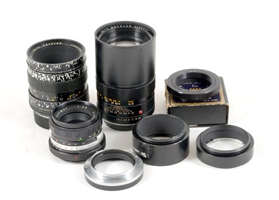 Lot 174 - Leitz Macro-Elmarit-R & Other Leicaflex Lenses & Accessories.