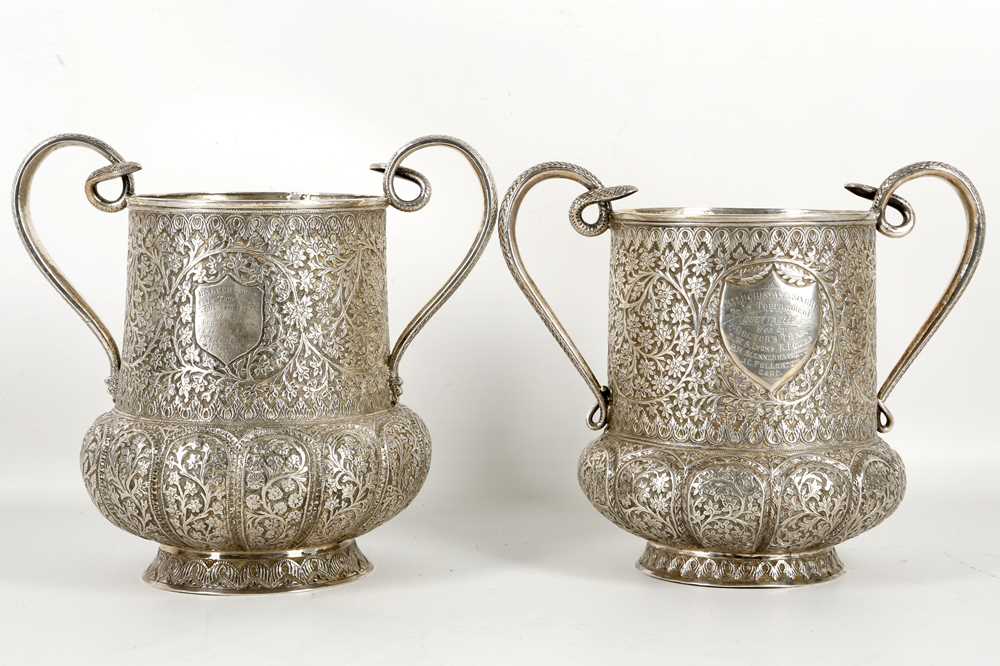 Lot 276 - A near pair of late 19th Century Indian...