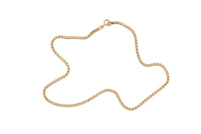 Lot 101 - A 9CT CHAIN NECKLACE