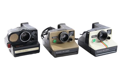 Lot 49 - Three Polaroid 600 Cameras.