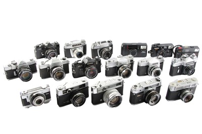 Lot 50 - A Yashica LYNX 14 with 45mm f1.4 & Other Cameras.