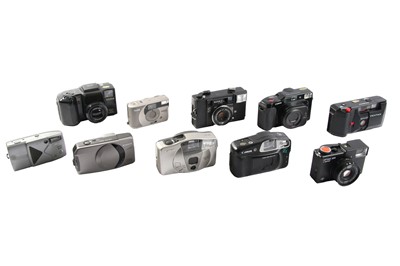 Lot 56 - A Selection of Compact Point-and-Shoot Cameras.