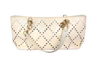 Lot 159 - Chanel Beige CC Perforated Tote Bag