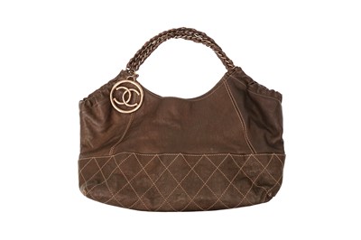 Lot 182 - Chanel Bronze CC Wild Stitch Coco Cabas Tote