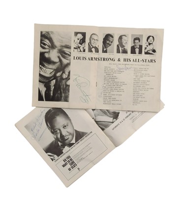 Lot 325 - Jazz Interest.- Incl. Louis Armstrong