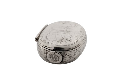Lot 483 - A Charles II silver snuff or spice box, probably London circa 1680 by PR crowned