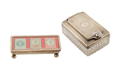 Lot 530 - A George IV sterling silver travelling inkwell, London 1828 by Archibald Douglas