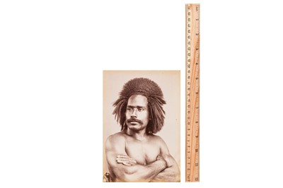 Lot 43 - PORTRAIT OF A FIJIAN MAN, c.1895