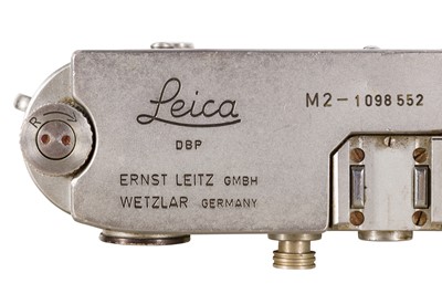 Lot 184 - A Leica M2 Lever Rewind Rangefinder Camera Body