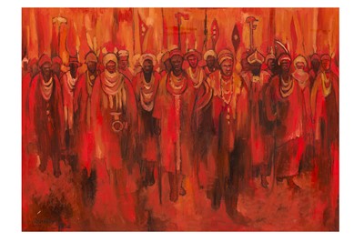 Lot 97 - Kolade Oshinowo (Nigerian, b.1948)