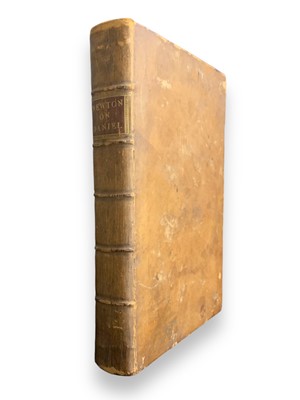 Lot 17 - Sir Isaac Newton, Observations upon the Prophecies of Daniel, First Dublin edition, 1733