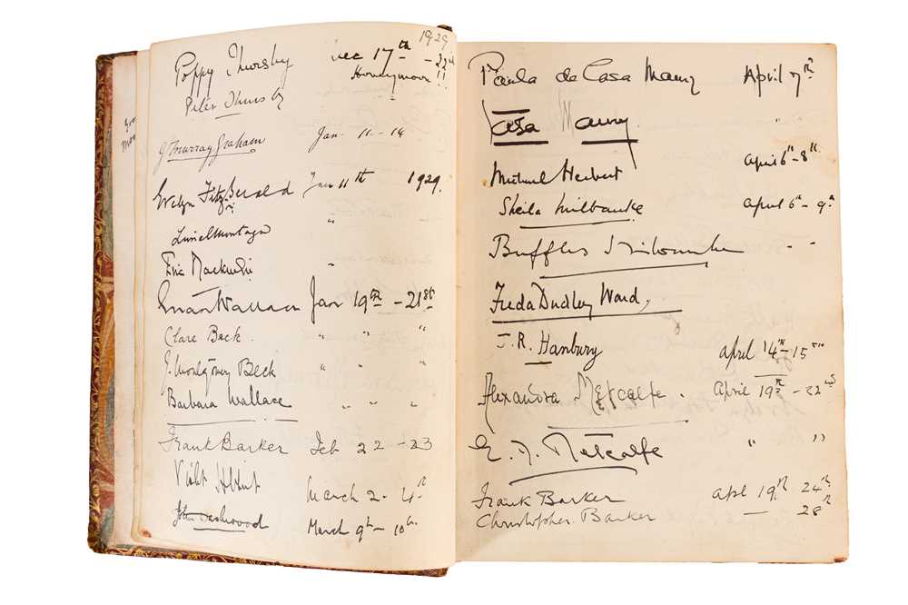 Lot 19 - Autograph Album.- 1930s-1940s