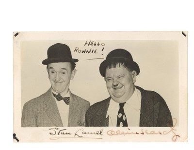 Lot 176 - Laurel (Stan) & Oliver Hardy