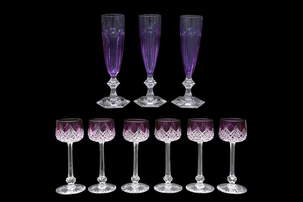 Lot 591 - A GROUP OF BACCARAT GLASSES