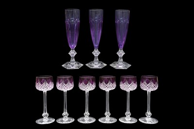 Lot 591 - A GROUP OF BACCARAT GLASSES