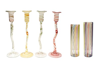 Lot 594 - A GROUP OF STUDIO GLASS